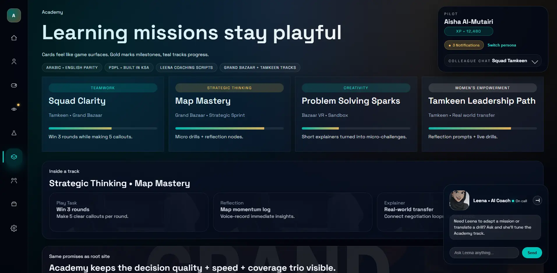 Altaius platform interface - slide 6